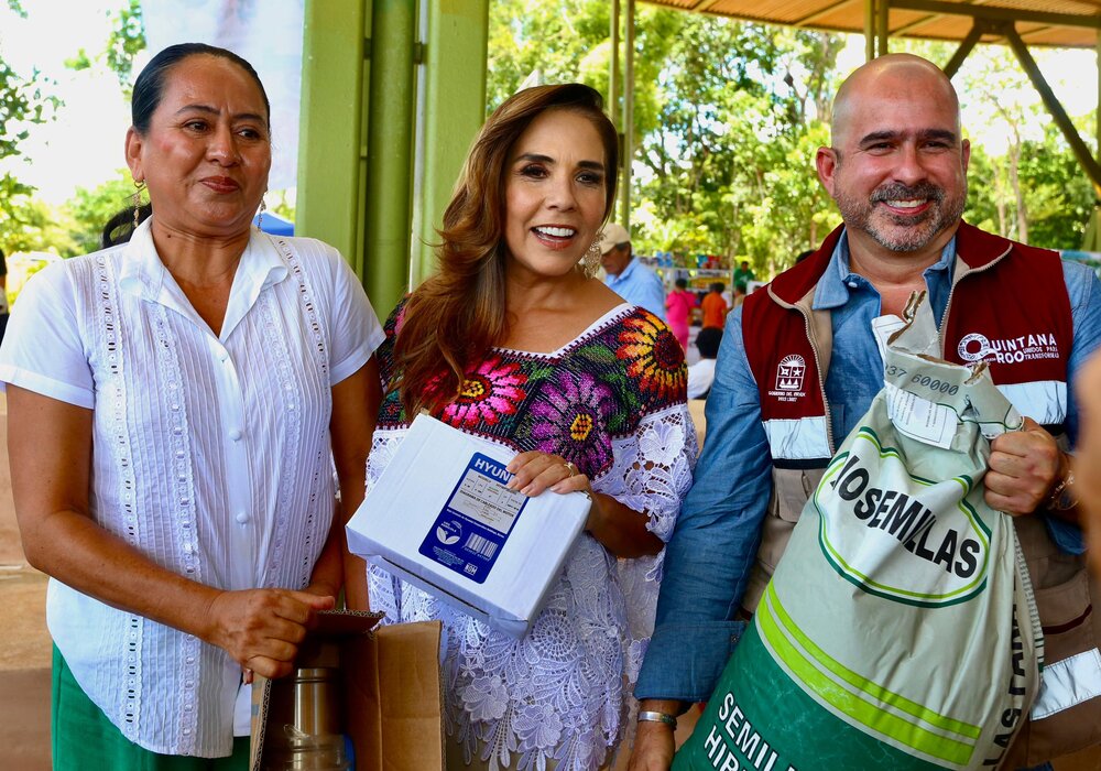 Entrega Mara Lezama histórica inversión de más de 157 millones de pesos al campo en el sur de Quintana Roo