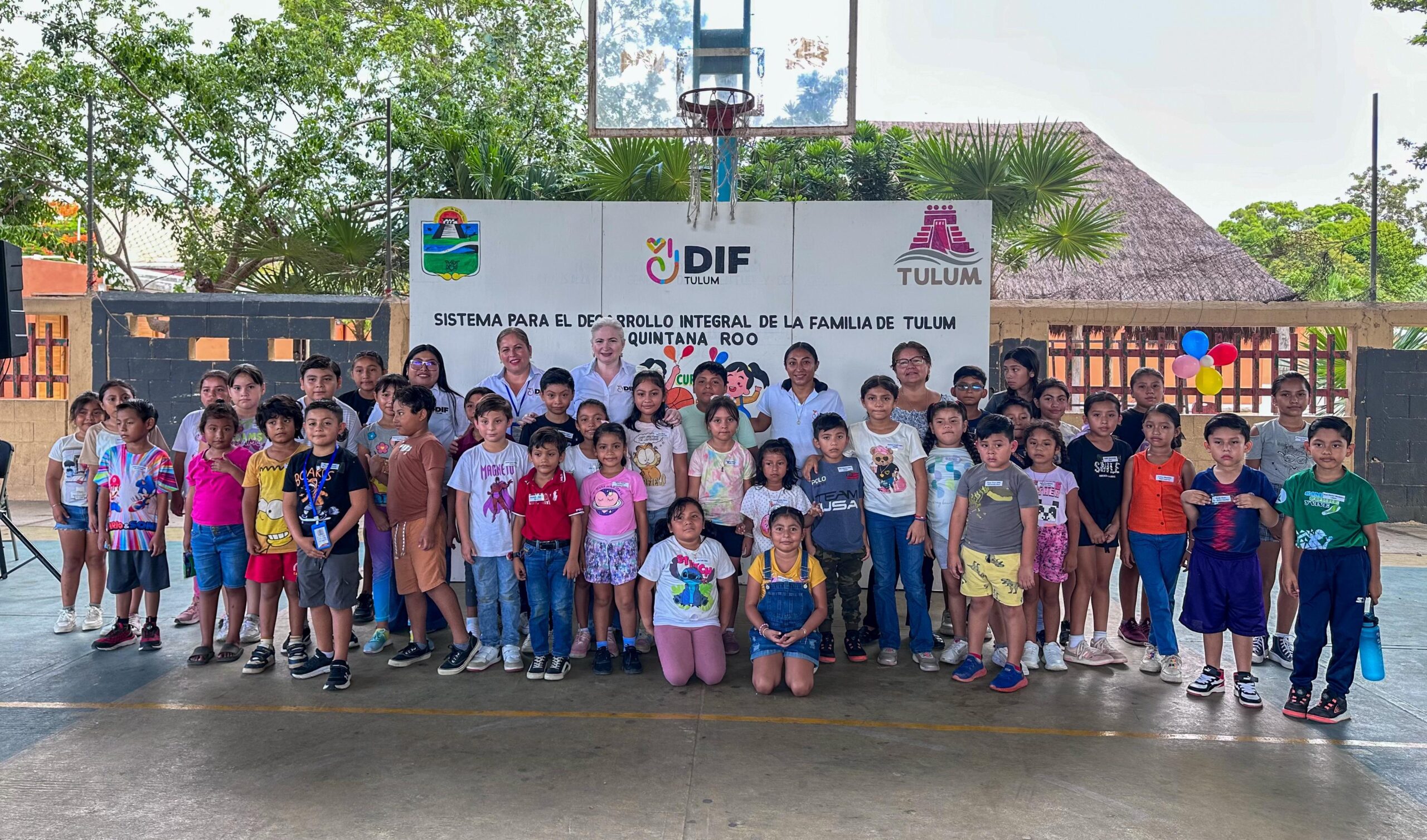 Inicia curso de verano “creativo y divertido” del DIF en la Tumben Kaa