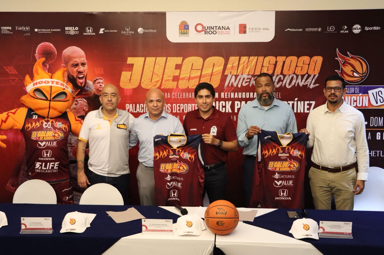 Anuncia CODEQ que El Calor de Cancún jugará en la gran reinauguración del Palacio de los Deportes “Erick Paolo Martínez” de Chetumal