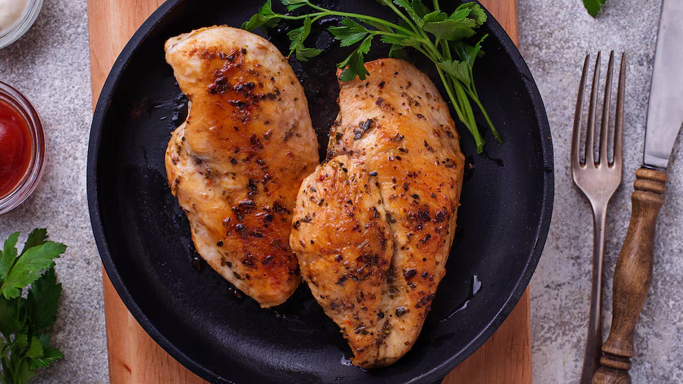 El valor nutricional de una pechuga de pollo