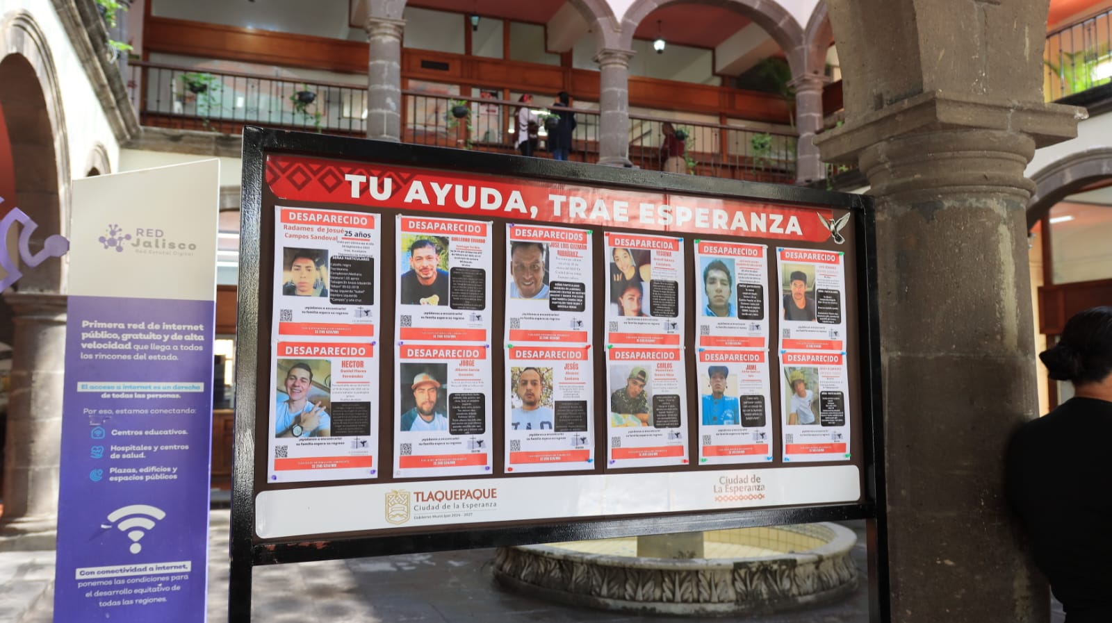 Tlaquepaque habilita espacios para difundir fichas de búsqueda de desaparecidos
