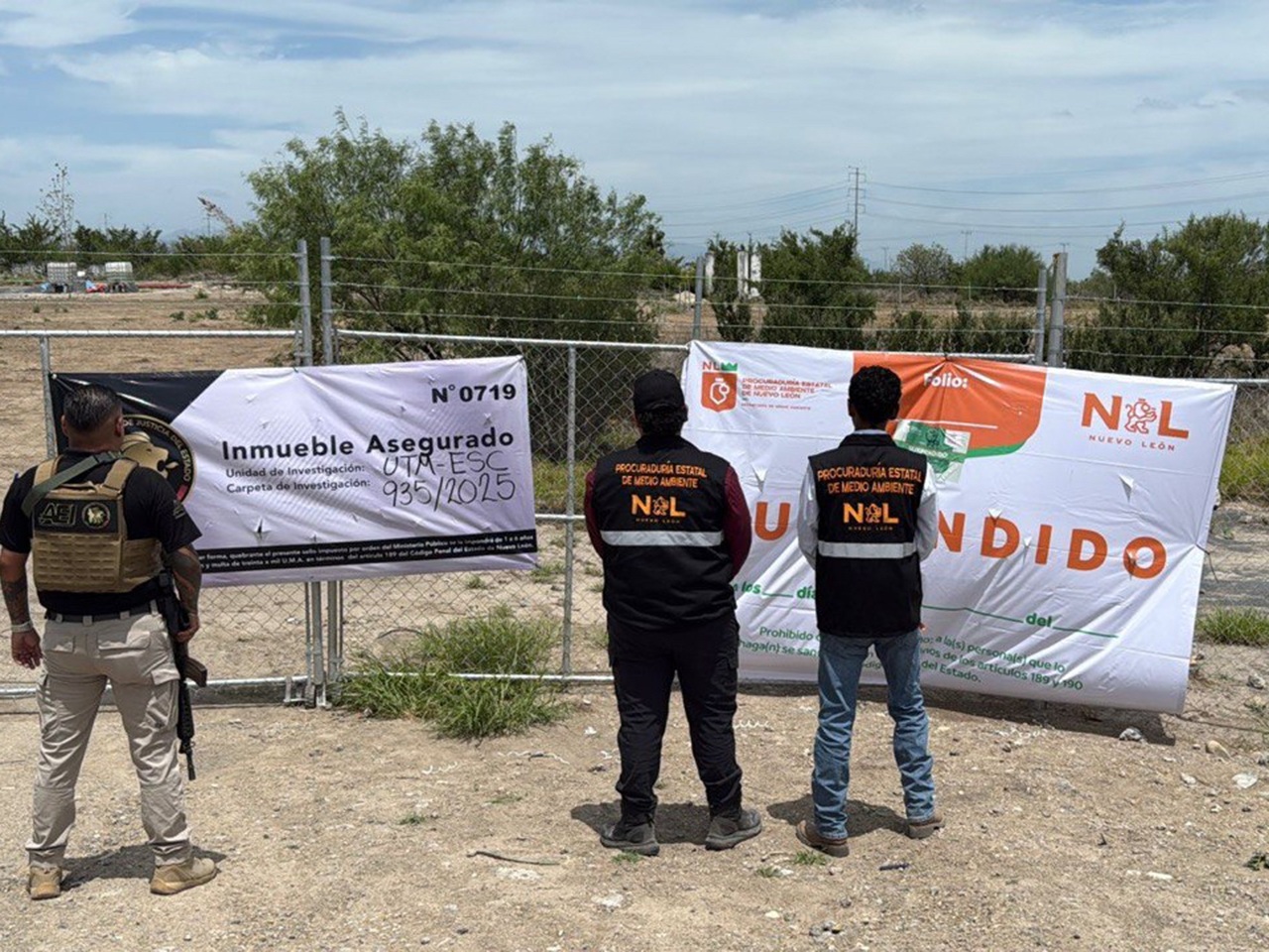 Paran desmonte ilegal que dañó vegetación nativa en Salinas Victoria