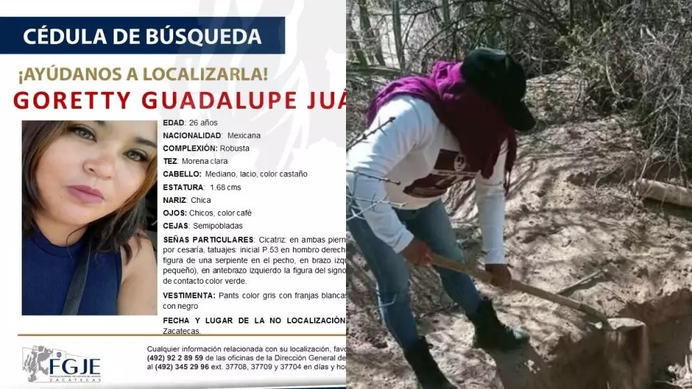 Hallan sin vida a madre buscadora de Zacatecas; había sido secuestrada el martes