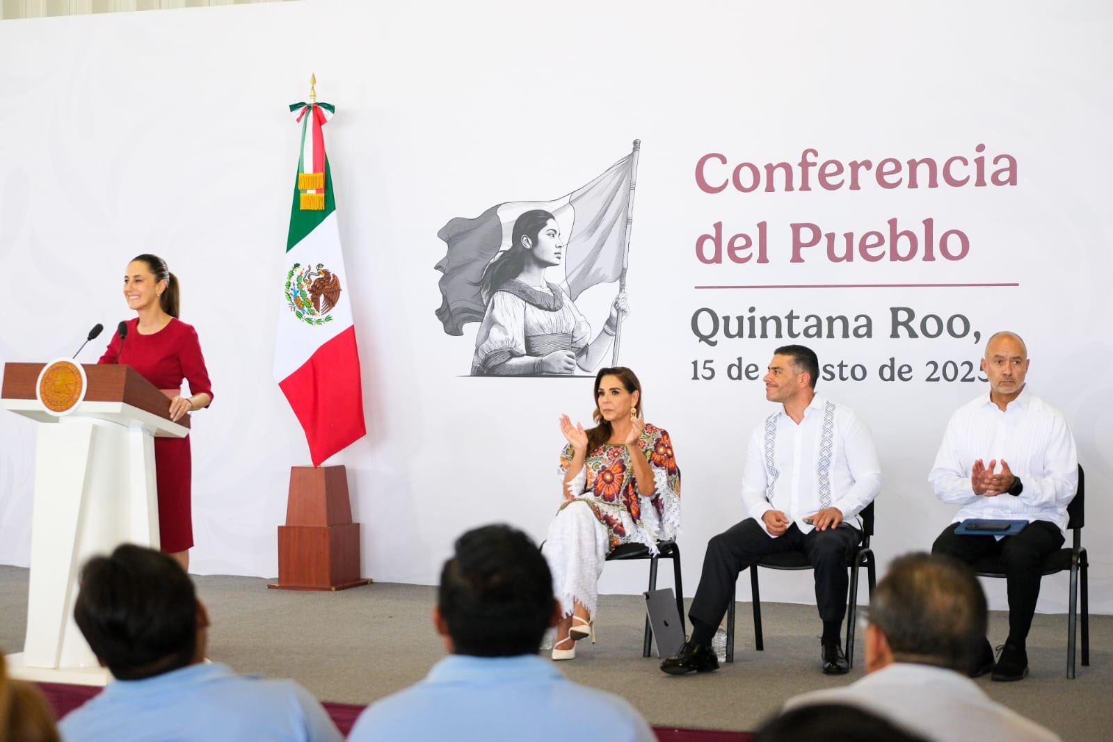  Mara Lezama destaca respaldo de Claudia Sheinbaum al crecimiento económico, social y avance en materia de seguridad en Quintana Roo