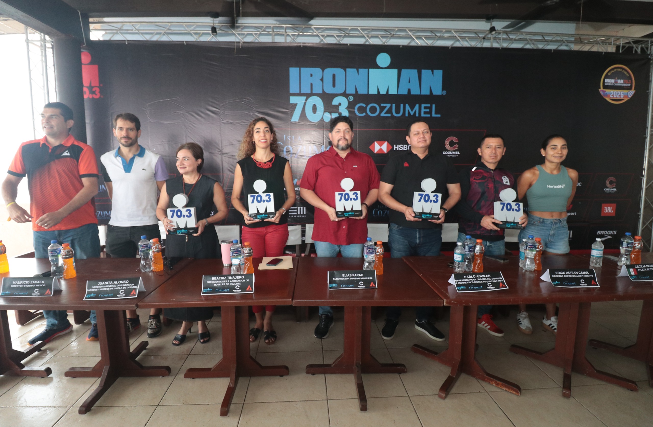 Listos 2,550 triatletas para participar en el Ironman 70.3 Cozumel