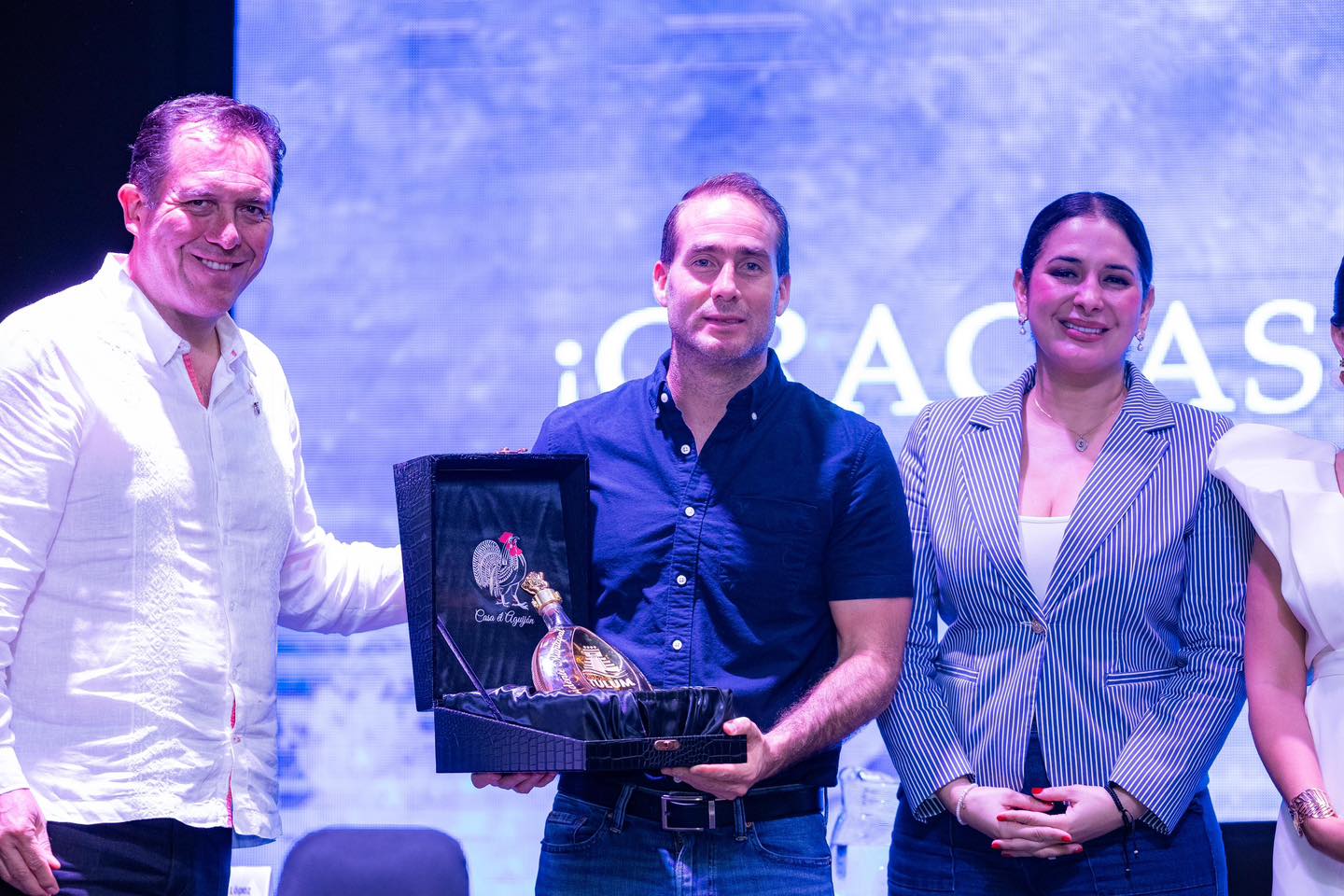Diego Castañón refrenda compromiso con empresarios en toma de compromiso de COPARMEX Riviera Maya
