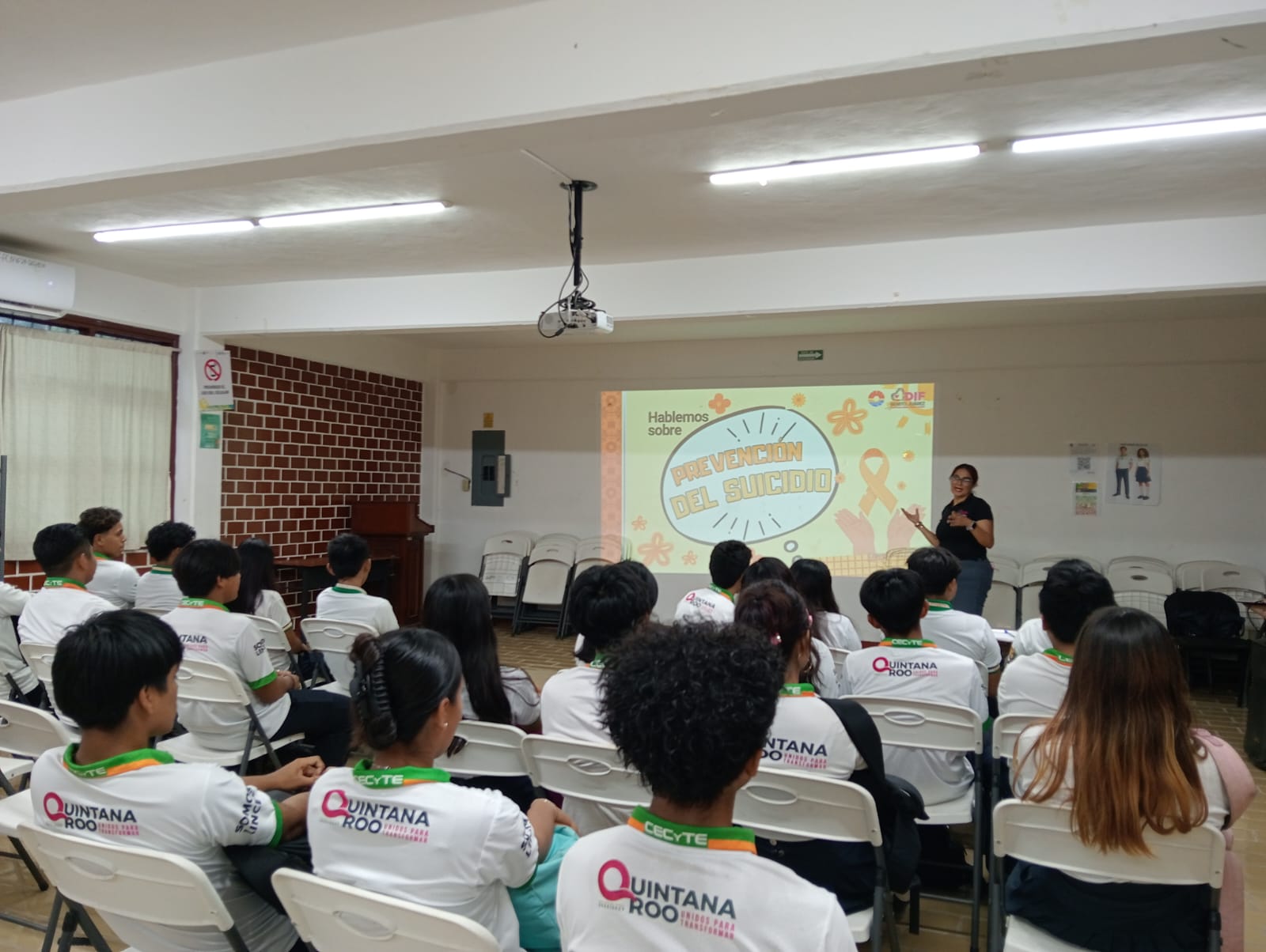 Fortalece DIF Benito Juárez pláticas de prevención del suicidio