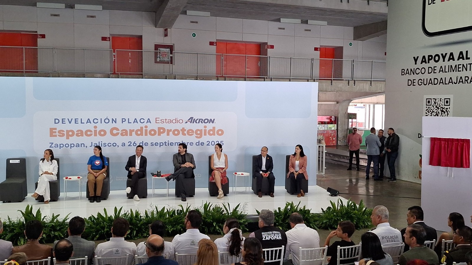 Estadio Akron recibe placa como Espacio Cardioprotegido