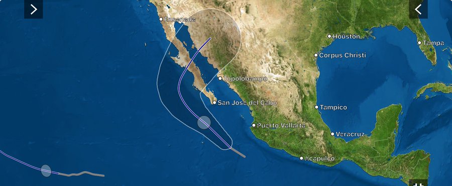 ‘Lorena’ se intensifica a huracán categoría 1 y amenaza lluvias intensas en el Pacífico Mexicano