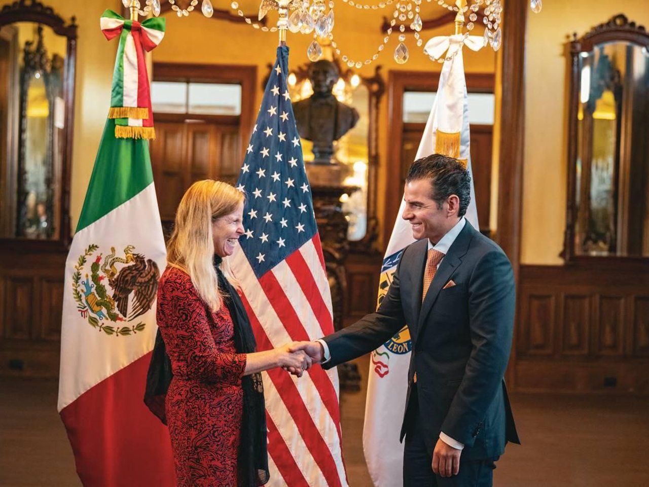 Gobierno de Nuevo León y Cónsul de EE. UU. refuerzan cooperación bilateral
