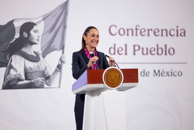 Aprobación de Claudia Sheinbaum sube 10.1 puntos en su primer año