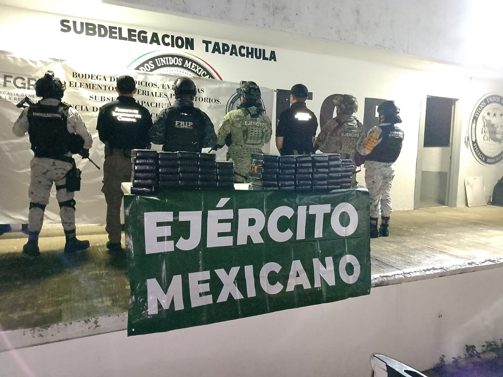 Aseguran más de 14 millones de pesos en cocaína en Tapachula