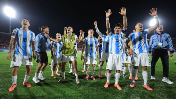 Argentina vence a Colombia y avanza a la final del Mundial Sub 20 de Chile 2025