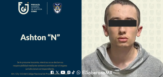 Ordenan prisión oficiosa vs. Lex Ashton, alumno del CCH Sur