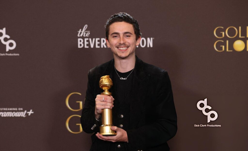  Timothée Chalamet gana premio por Marty Supreme
