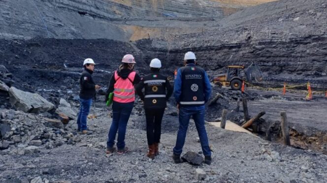 Derrumbe en una  mina de  Sinaloa deja cuatro trabajadores atrapados