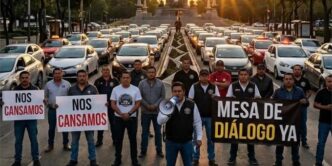 Marcha de conductores: choferes de apps protestan hoy en CDMX