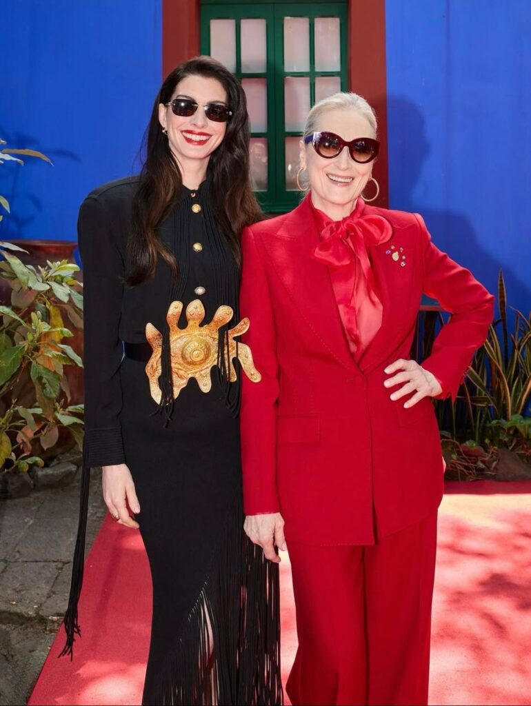 Meryl Streep y Anne Hathaway en México
