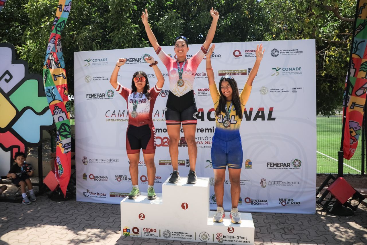 Quintana Roo mantiene dominio en patinaje de velocidad y amplía cosecha de medallas en el Nacional Interasociaciones 2026