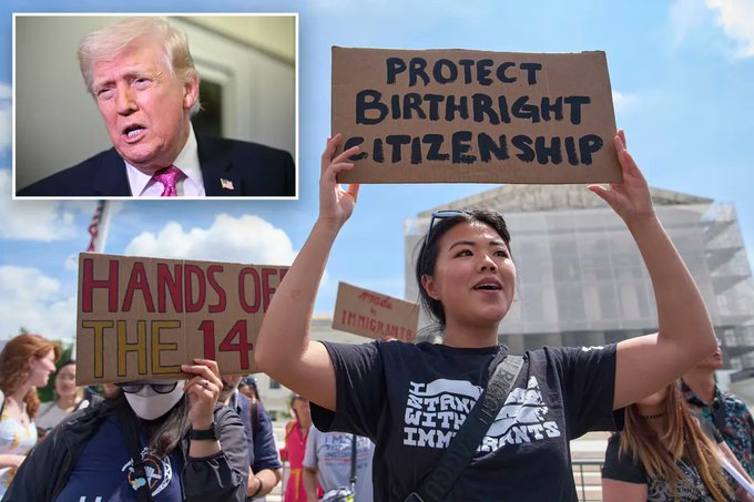 Trump arremete contra Corte por ciudadanía por nacimiento