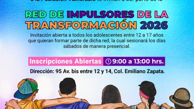 Diana Sosa impulsa la participación juvenil con la Red de Impulsores de la Transformación 2026
