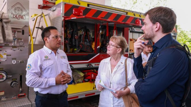 Gobierno de Estefanía Mercado muestra su capacidad operativa en materia de seguridad turística a delegación alemana