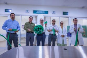 Inauguran unidad trasplantes en Hospital General con respaldo federal