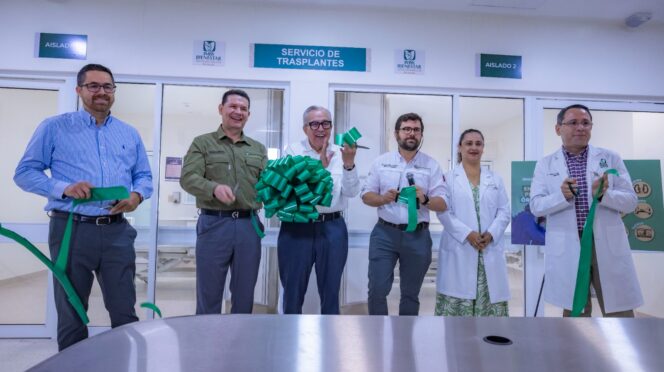Inauguran unidad trasplantes en Hospital General con respaldo federal