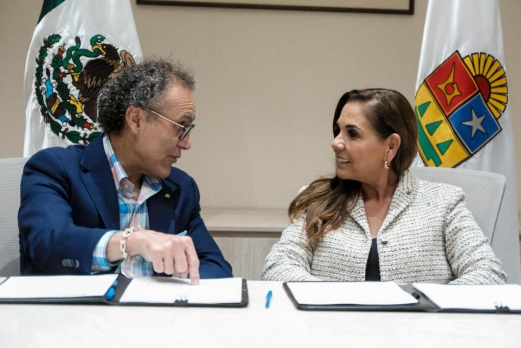 Recibe Mara Lezama carta de intención para explorar hospital de alta especialidad en Cancún