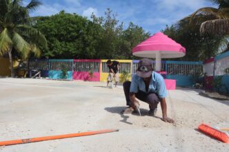 Registra 70 por ciento de avance la Construcción del parque y domo de la colonia Electricistas