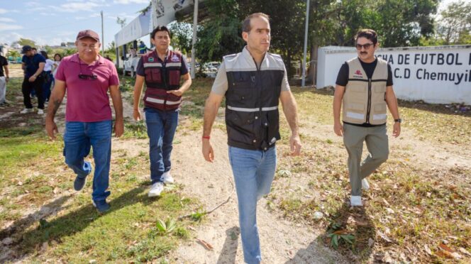 Supervisa Diego Castañon Jornada de Limpieza y Rehabilitación en Chemuyil