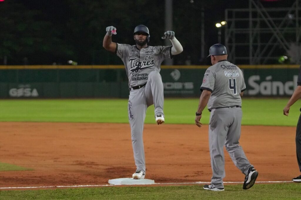 Asegura Tigres su primera serie de la temporada; vence 4-1 a Olmecas de Tabasco