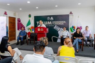 Tulum avanza con seguridad, turismo y bienestar social: Diego Castañón