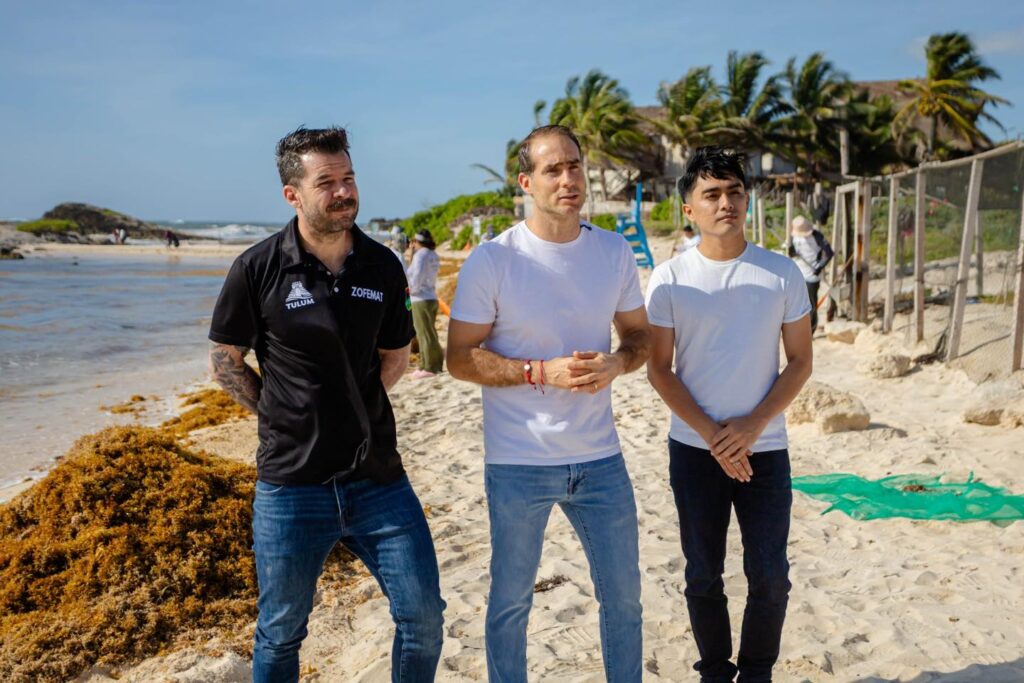 Tulum combate el sargazo con éxito