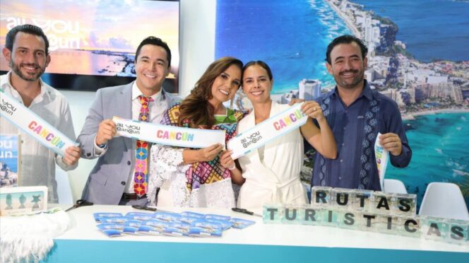 Ana Paty Peralta representa con orgullo en el Tianguis de México al principal destino turístico en América Latina