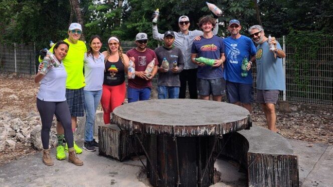 Puerto Aventuras celebra Día de la Madre Tierra transformando más de 300 kilos de residuos en infraestructura escolar
