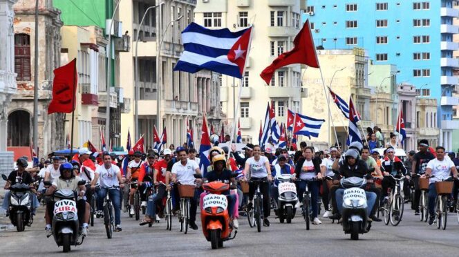 Marcha juvenil en Cuba registra baja asistencia