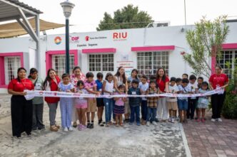 RIU Hotels & Resorts refuerza compromiso social en Quintana Roo con inauguración de tercera ludoteca junto a Save the Children