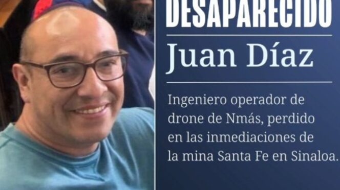 Desaparece periodista en mina de Sinaloa