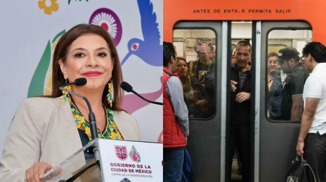 Clara Brugada reconoce fallas en el Metro de CDMX