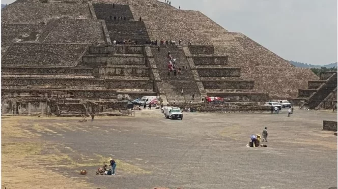 Atacante dispara en zona arqueológica de Teotihuacán 