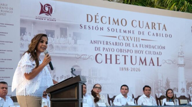 Chetumal se consolida como capital de Quintana Roo y avanza en transformación con obras y desarrollo estratégico: Mara Lezama