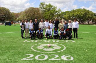 Supervisan instalaciones del proyecto Mundial Social 2026
