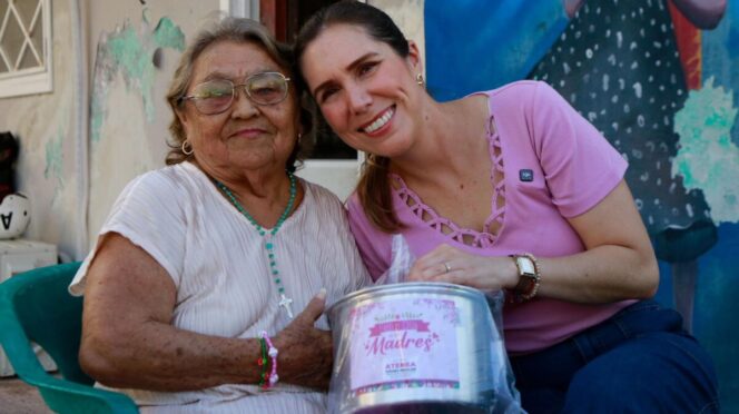 Atenea continúa en territorio apapachando a las mamás de Isla Mujeres
