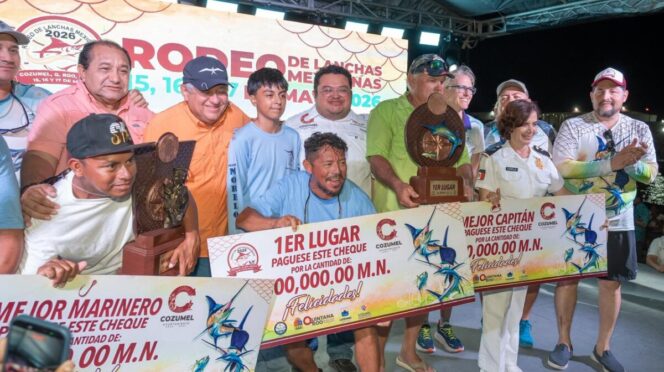 Chacón celebra con éxito la premiación del 55° Rodeo de Lanchas Mexicanas 2026