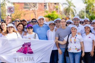 Conmemora Tulum el 137 Aniversario del Día Internacional del Trabajo con Multitudinario desfile