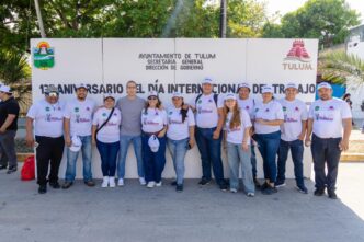 Conmemoran Día del Trabajo con desfile de unidad