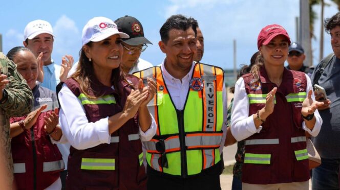 Encabeza Ana Paty Peralta y Mara Lezama coordinación de 1er Simulacro Nacional 2026