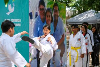 Encabezan Mara Lezama y Rocío García la Primera Feria de la Paz para la atención de las causas en Villas Otoch Paraíso en Cancún