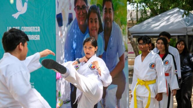 Encabezan Mara Lezama y Rocío García la Primera Feria de la Paz para la atención de las causas en Villas Otoch Paraíso en Cancún